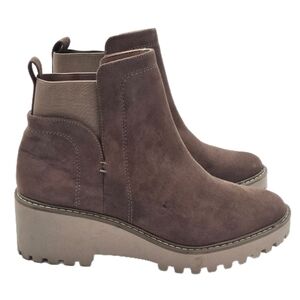 DV Dolce Vita Rielle Ankle Boots Women’s Size 9.5 Taupe Tan Beige NWOB